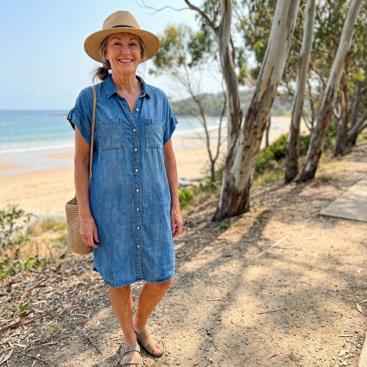 Elysia | Casual denim dress