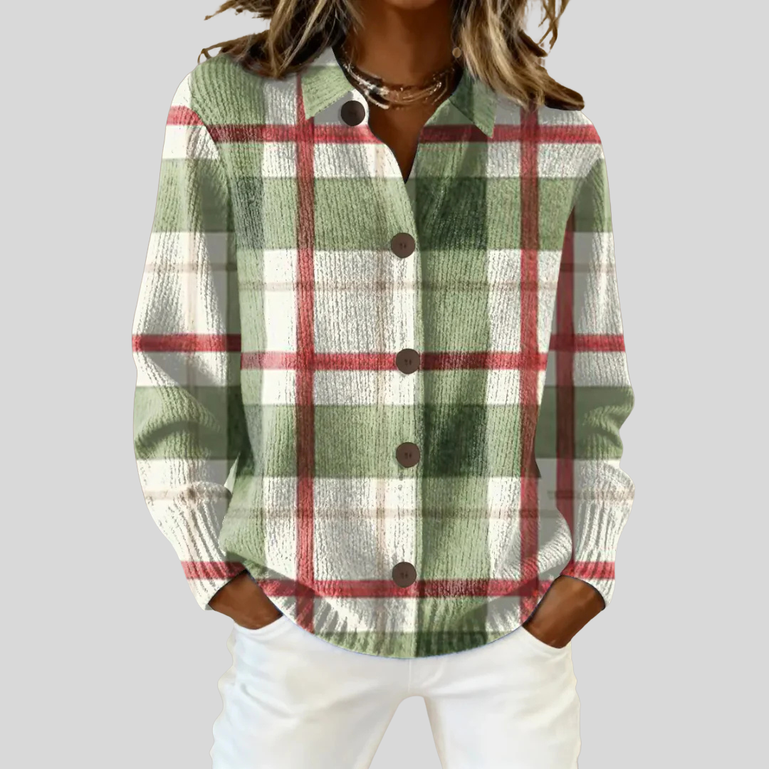 Ayla | Vintage Tartan Cardigan