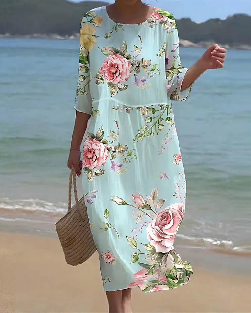 Dita | Flower Dress at Sunset