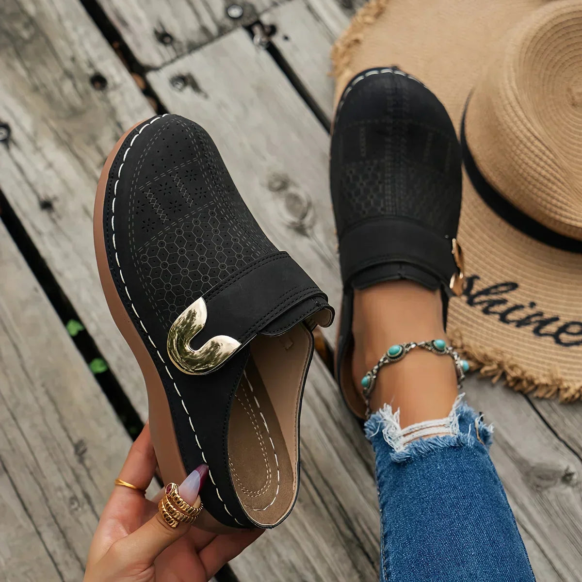Sheryl | Chic Supportive Wedge Sandals