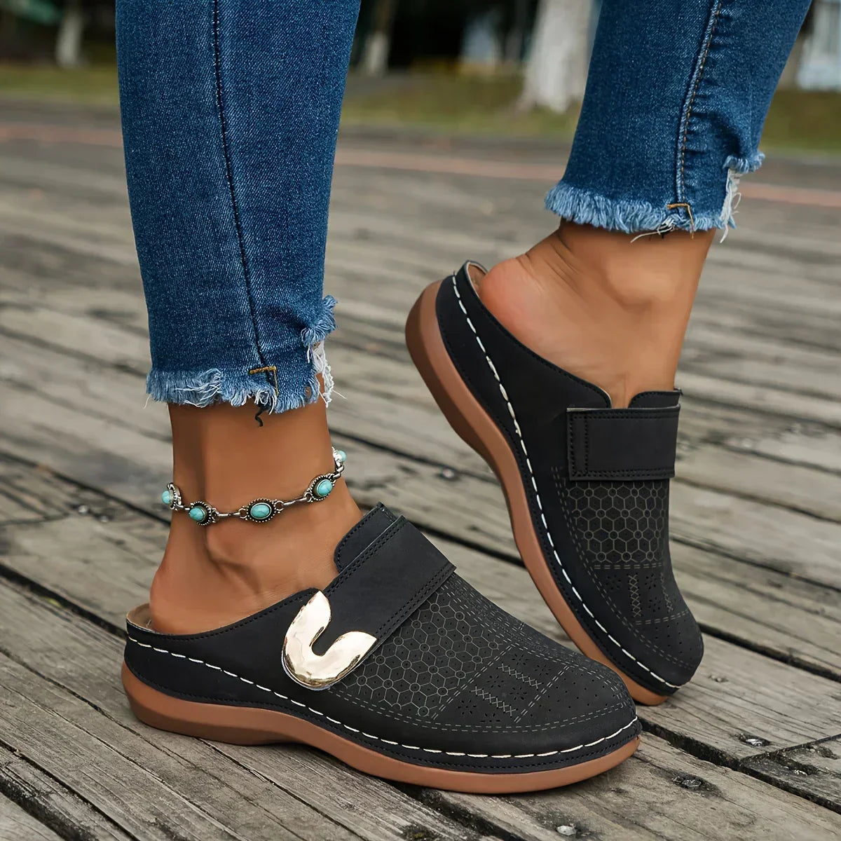 Sheryl | Chic Supportive Wedge Sandals