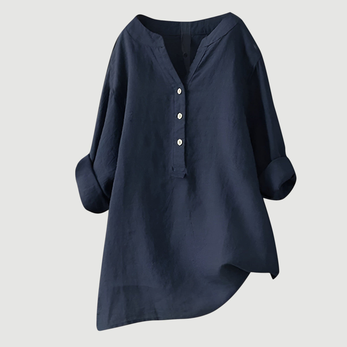 Lydia | Oversized tunic blouse with V-neck