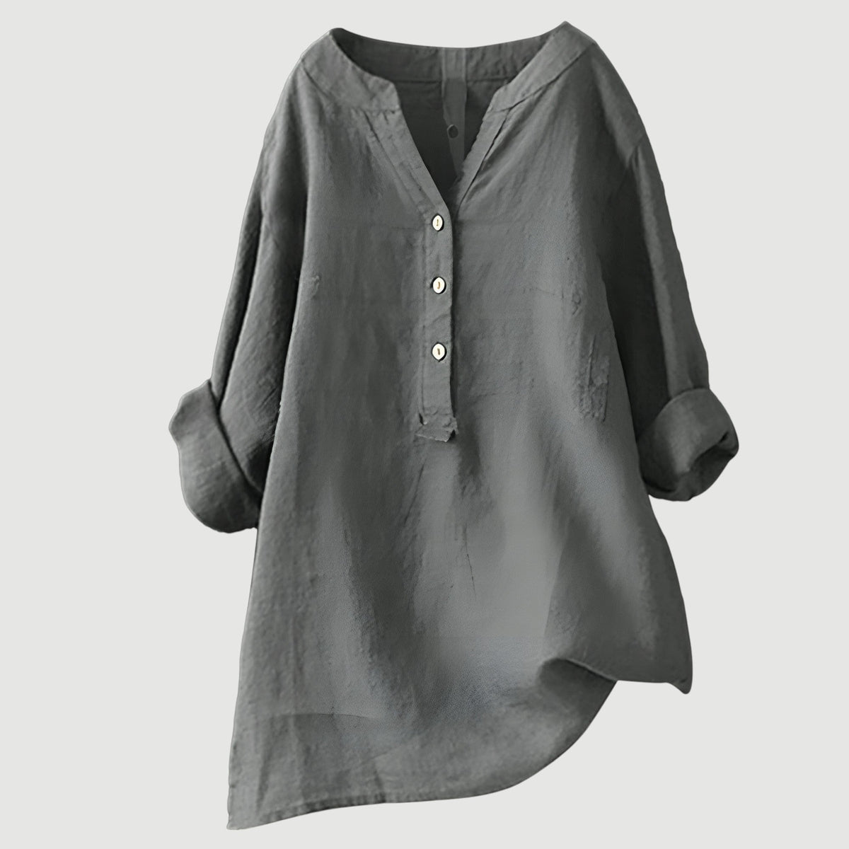 Lydia | Oversized tunic blouse with V-neck