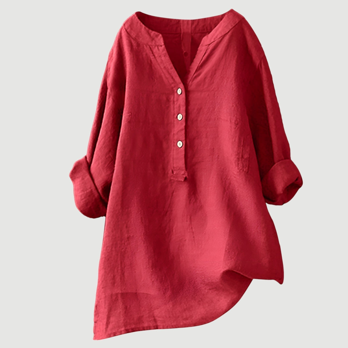 Lydia | Oversized tunic blouse with V-neck