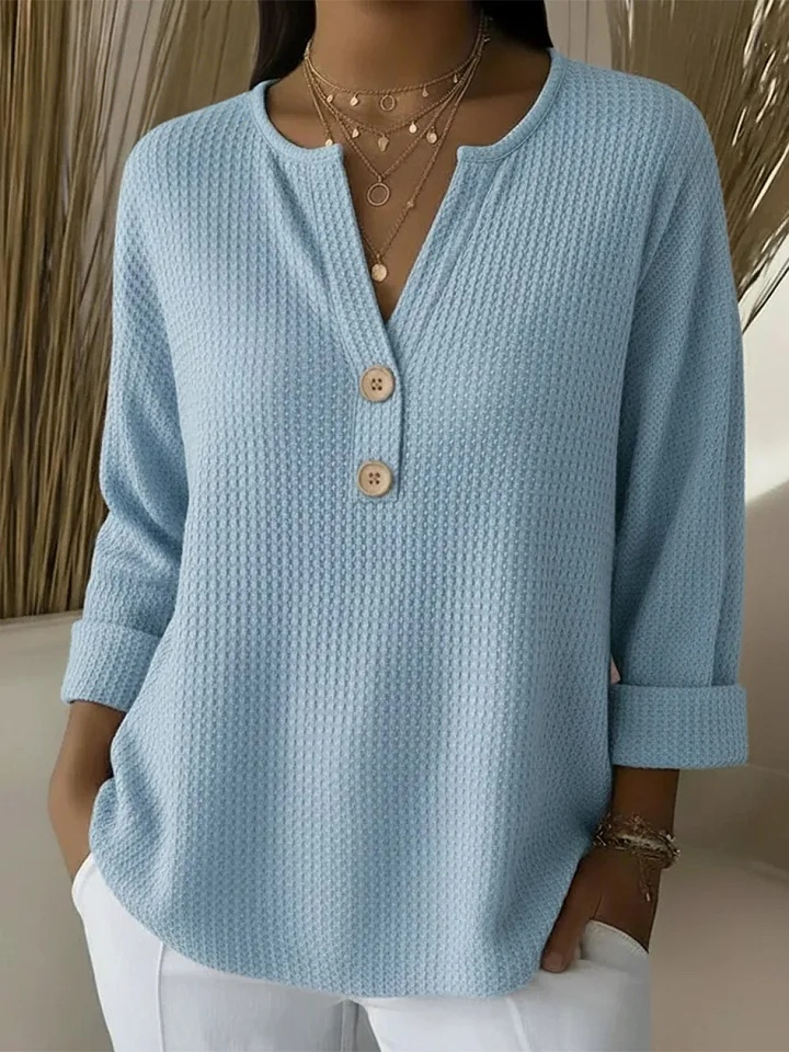 Mirabell | Textured Button Sweater