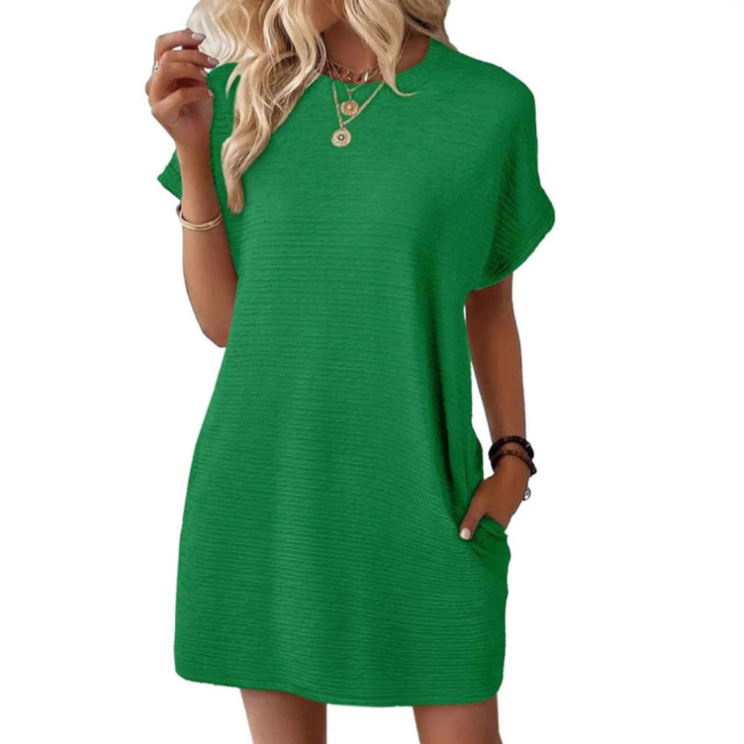 Jane | Minimalist Casual Round Neck Summer Dress