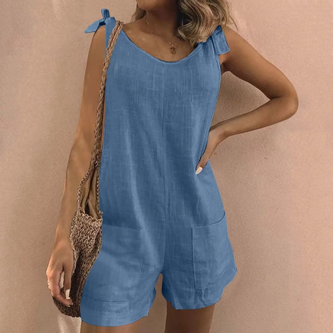 Lindey | Casual Sleeveless Jumpsuit