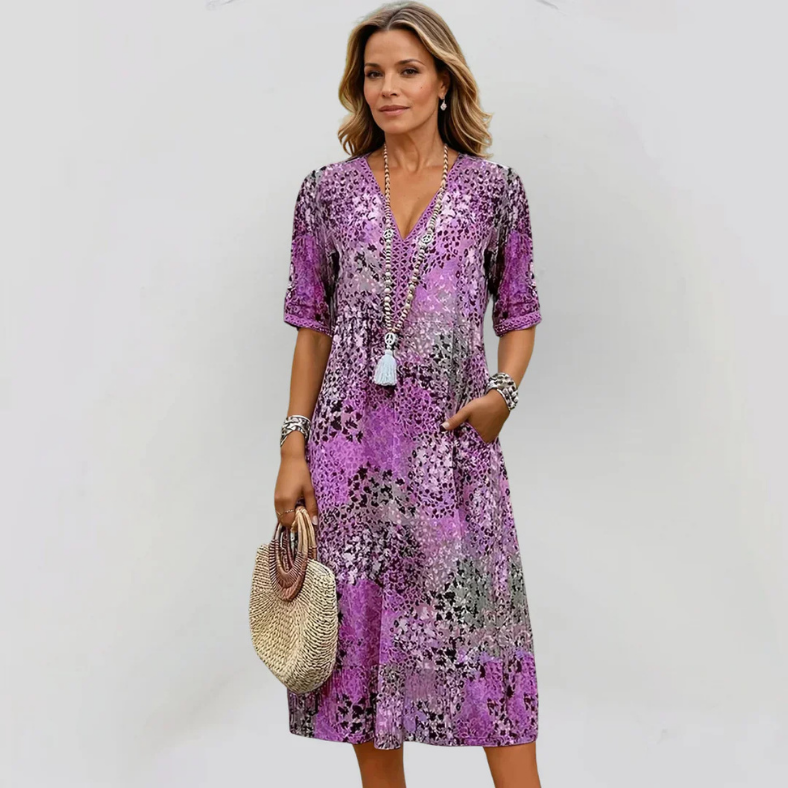 Clara | Mid-length lively dress