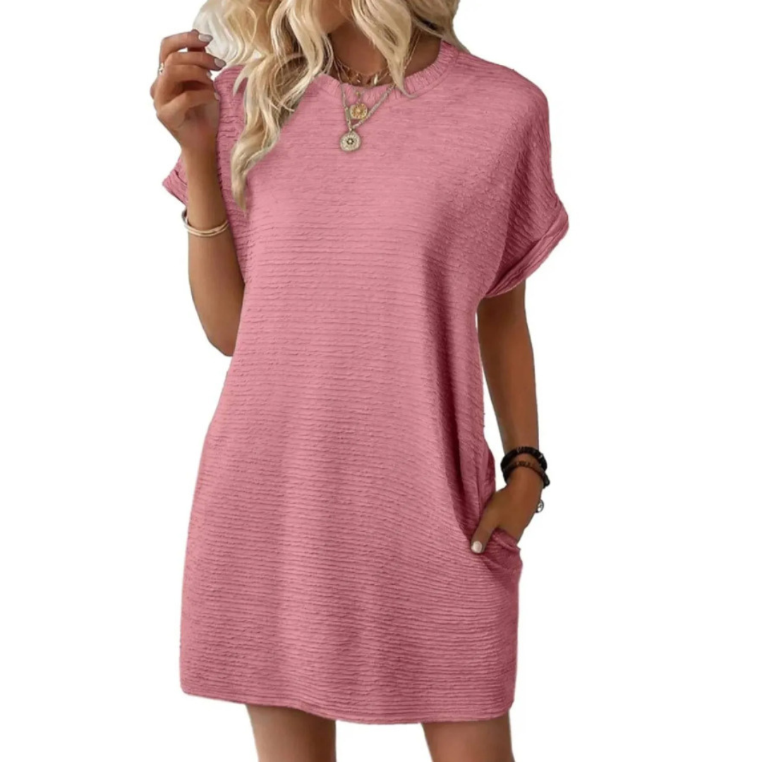 Jane | Minimalist Casual Round Neck Summer Dress