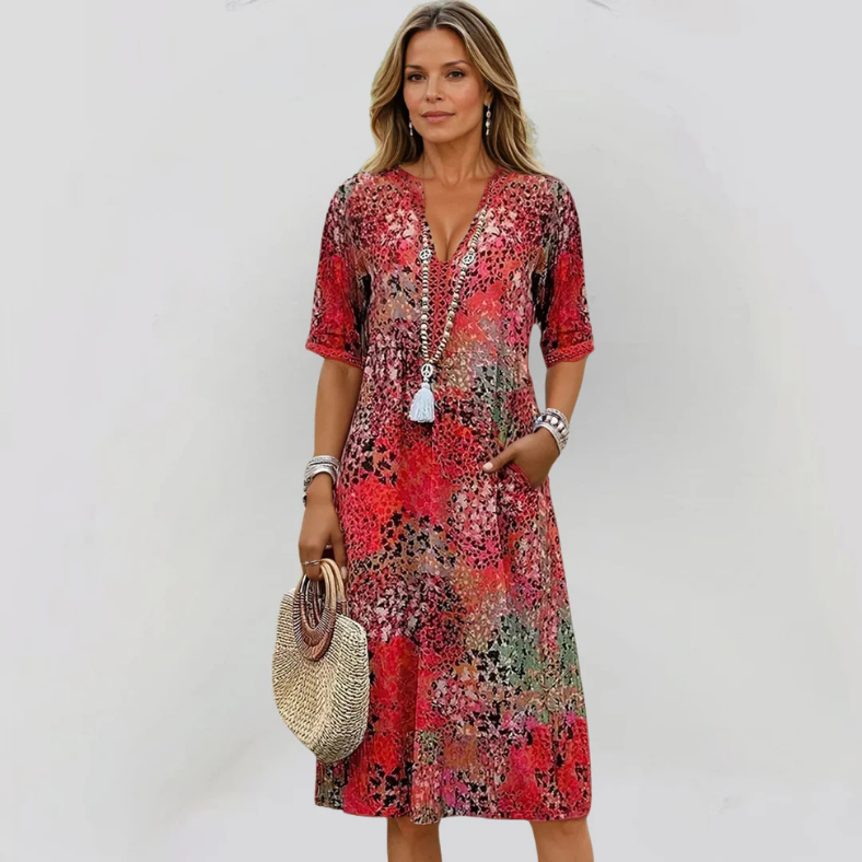 Clara | Mid-length lively dress