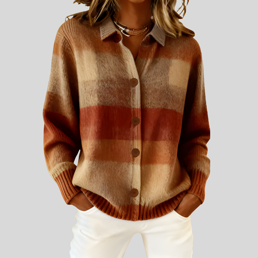 Phoebe | Classic Tartan Cardigan