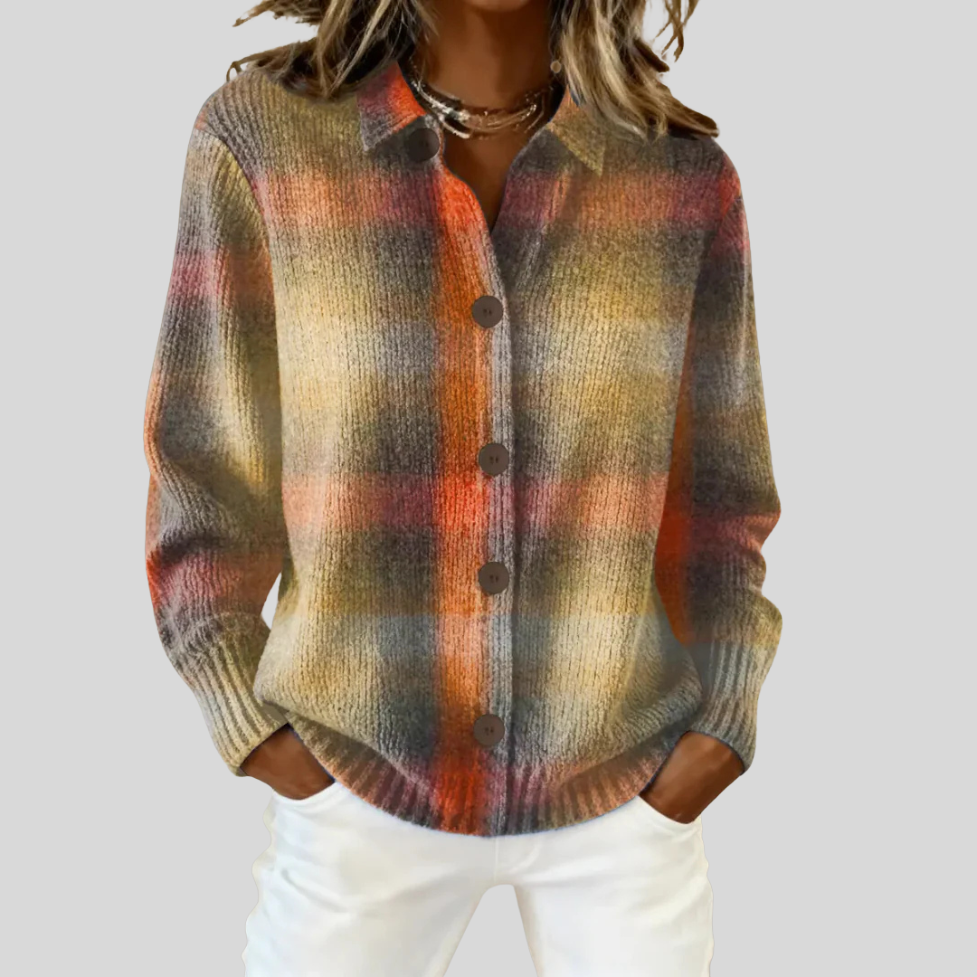Jessica | Artisan Check Cardigan
