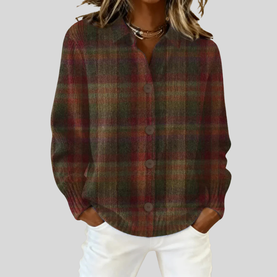 Lena | Plaid Revival Cardigan