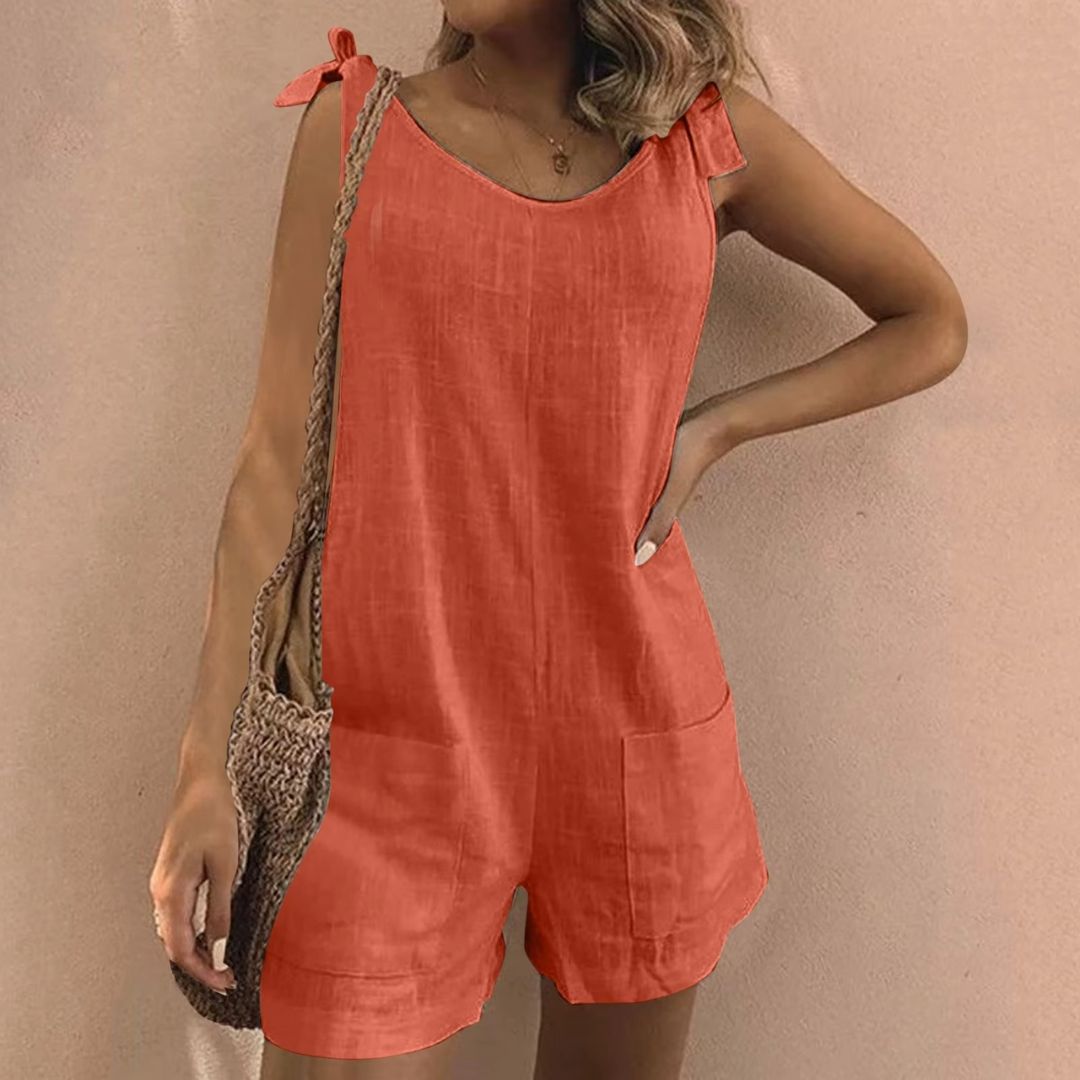 Lindey | Casual Sleeveless Jumpsuit