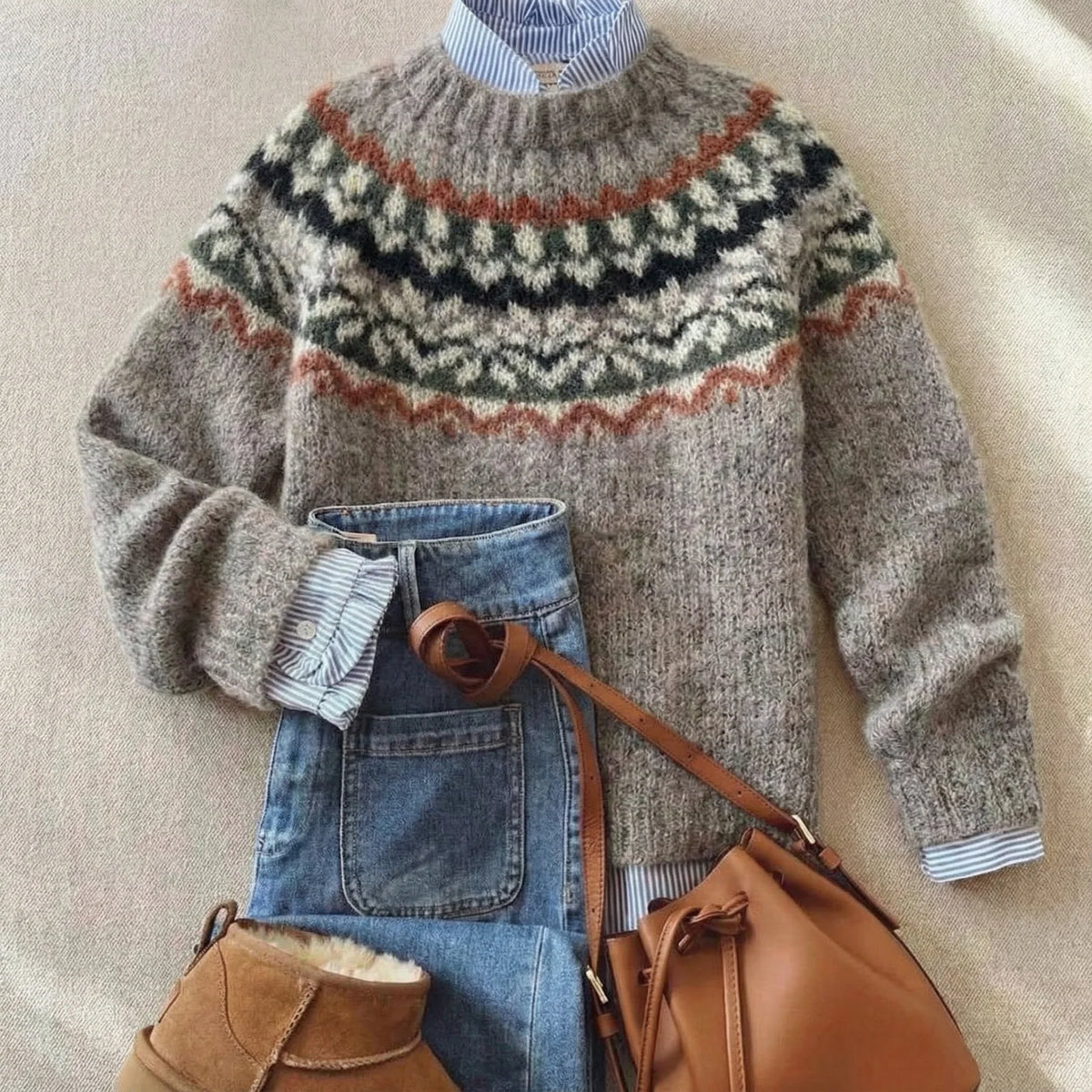 Alexis | Chic Vintage Knit Sweater