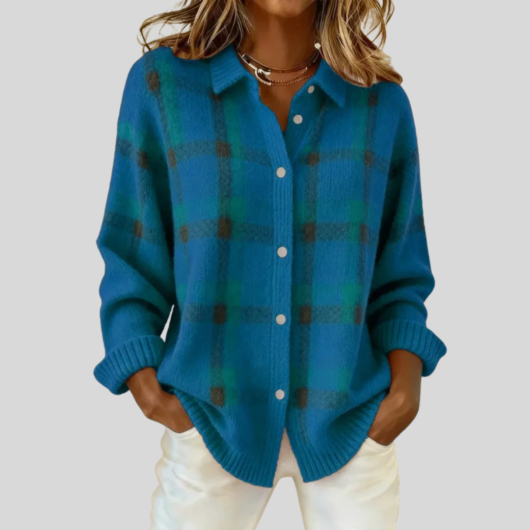 Dalia | Retro Cheque Sweater