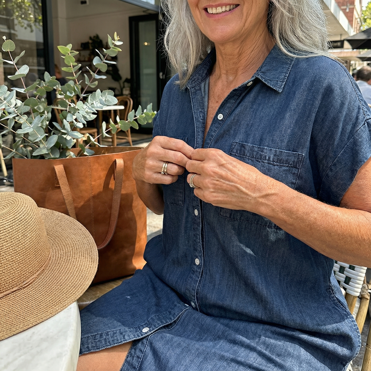 Elysia | Casual denim dress