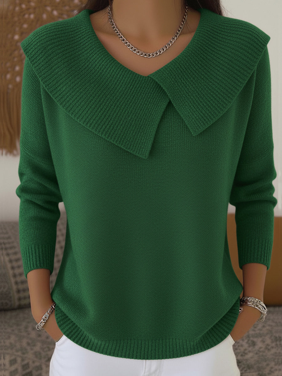 Cassy | Warm Sweater with Soft Collar