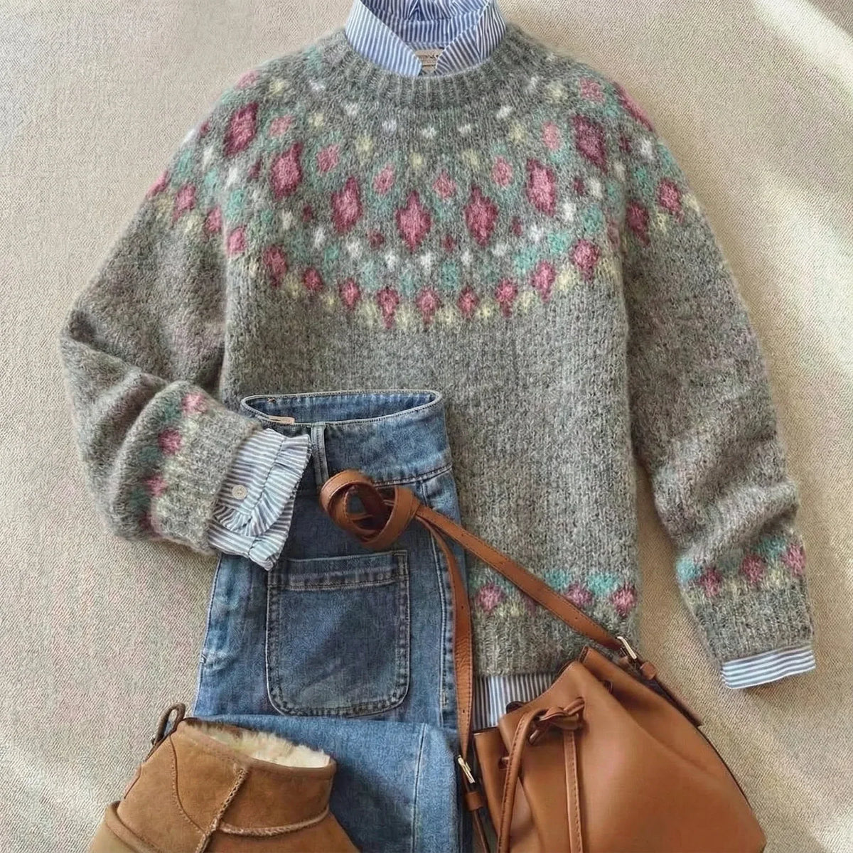 Alexis | Chic Vintage Knit Sweater