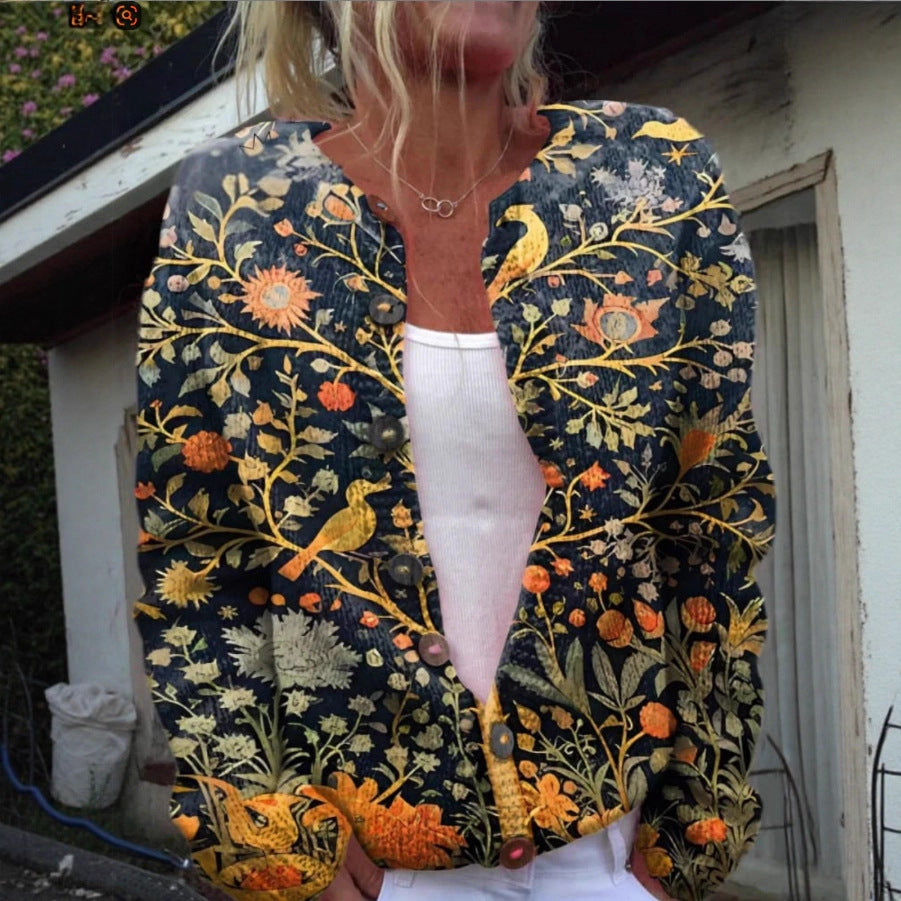 Sarah | Vintage Floral Cardigan Sweater