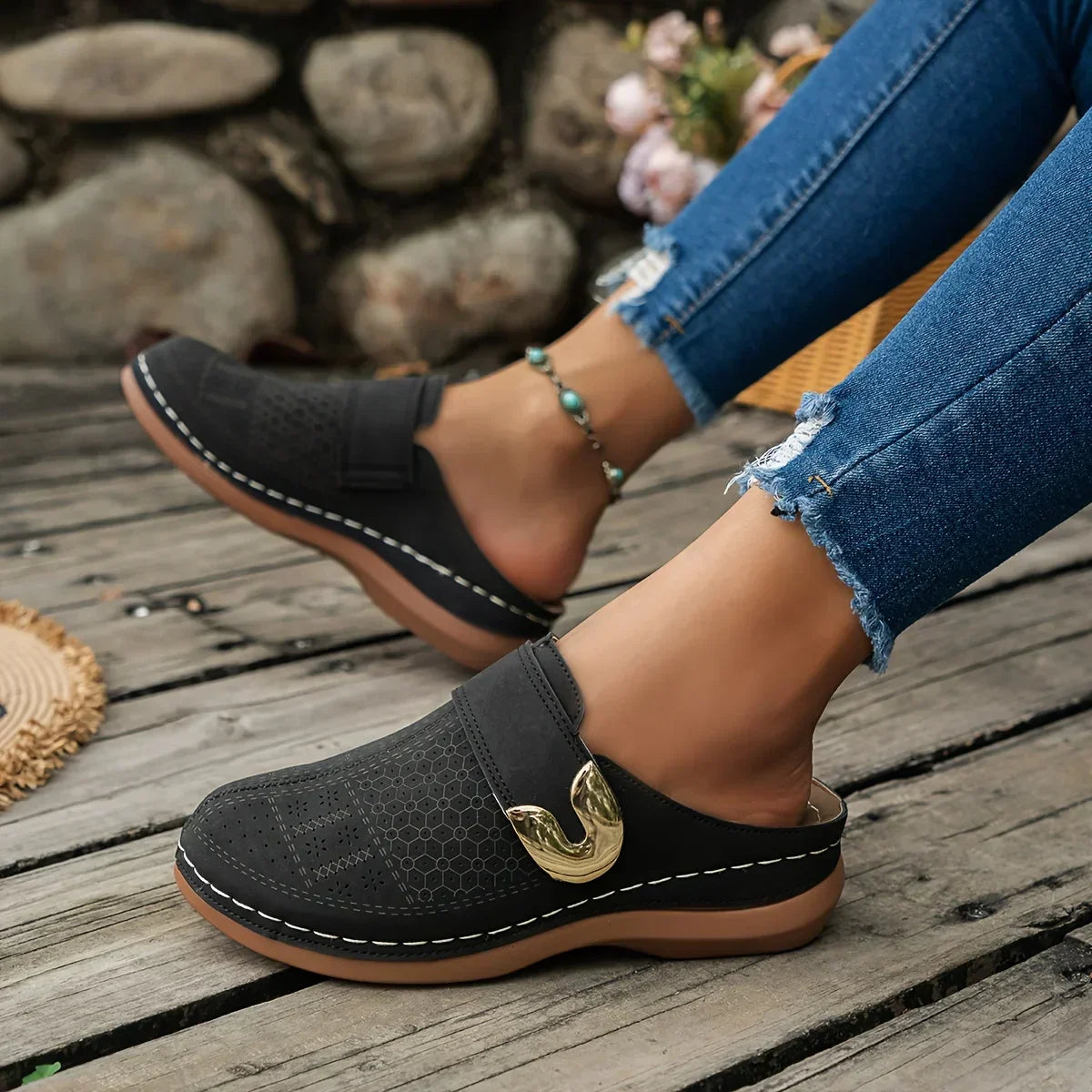 Sheryl | Chic Supportive Wedge Sandals