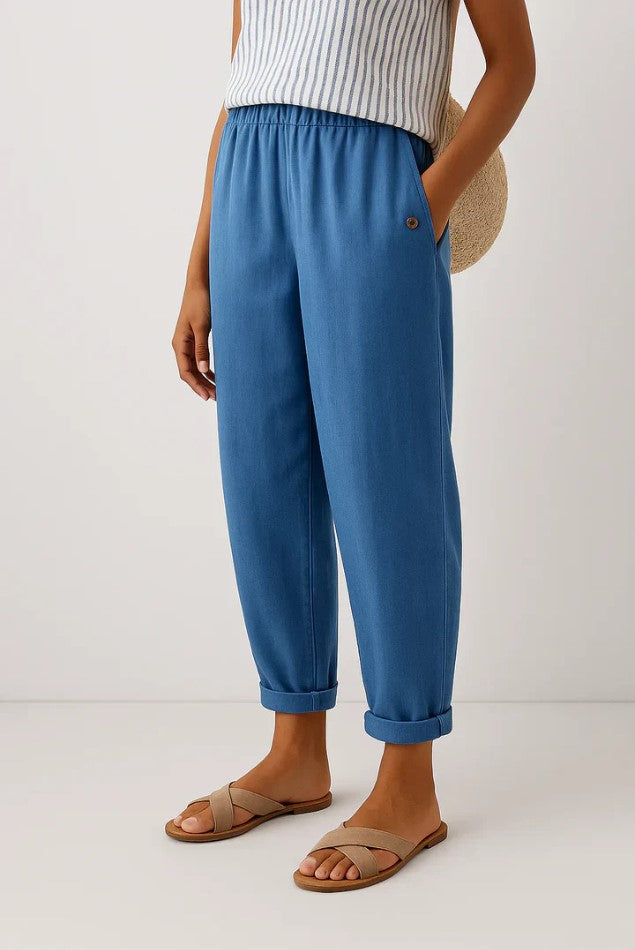 Harlow | Timeless Linen-Cotton Trousers