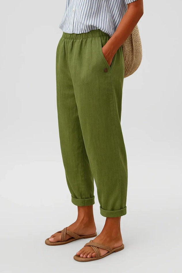 Harlow | Timeless Linen-Cotton Trousers