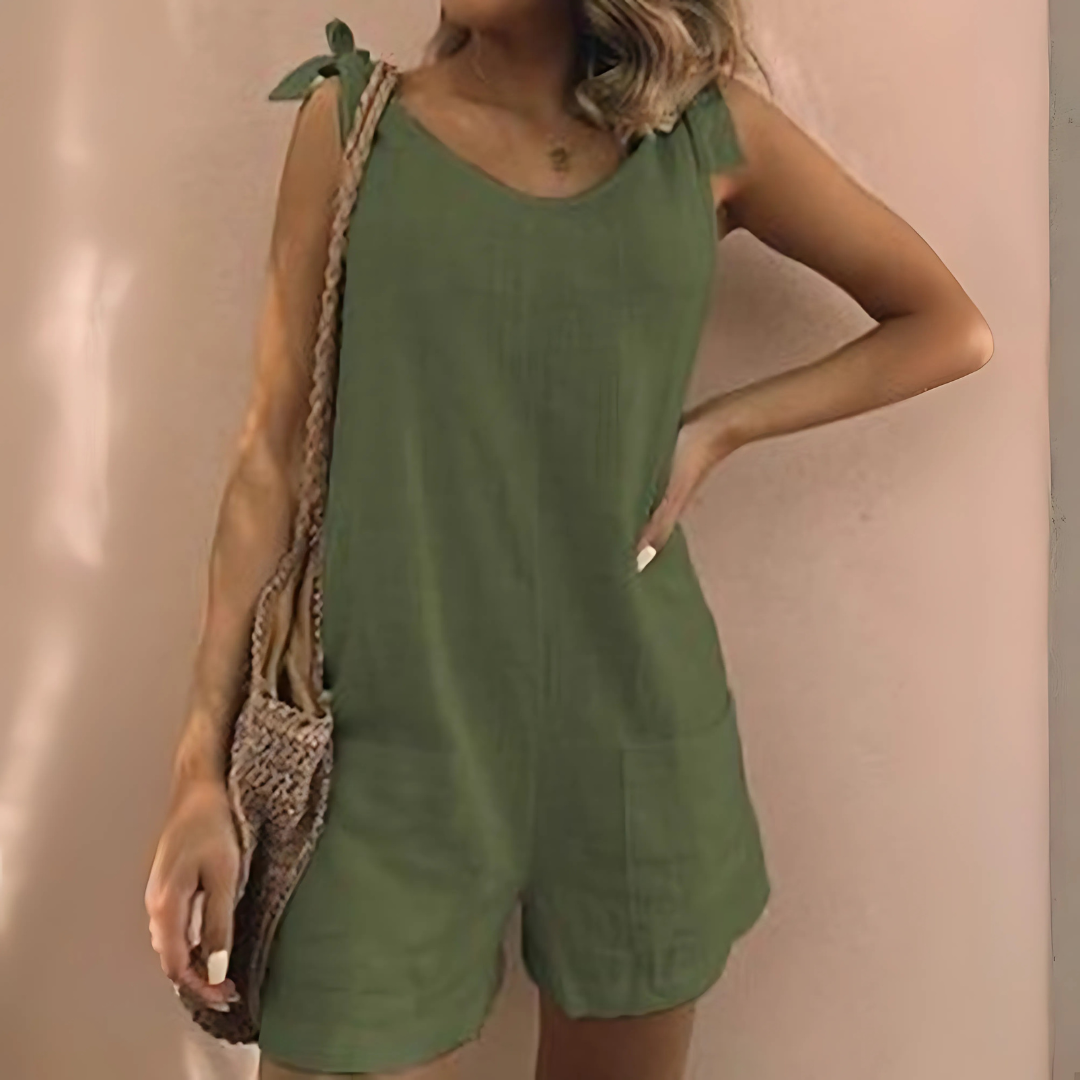 Lindey | Casual Sleeveless Jumpsuit