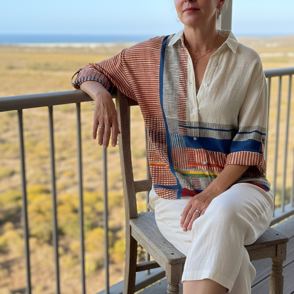 Anna | Artistic Pattern Blouse