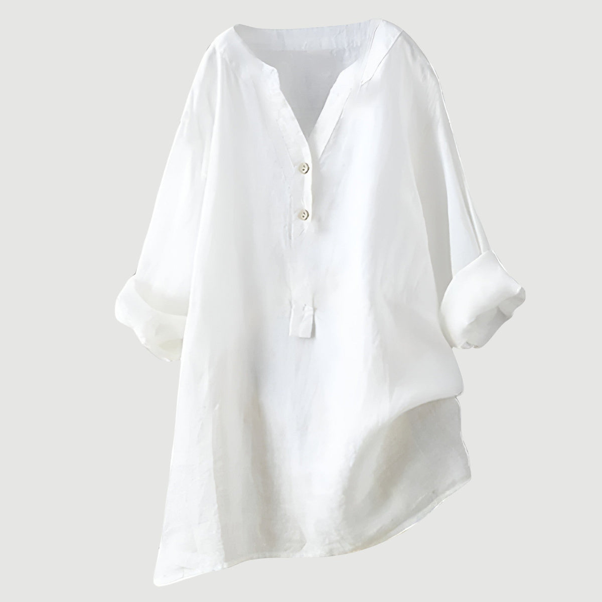 Lydia | Oversized tunic blouse with V-neck