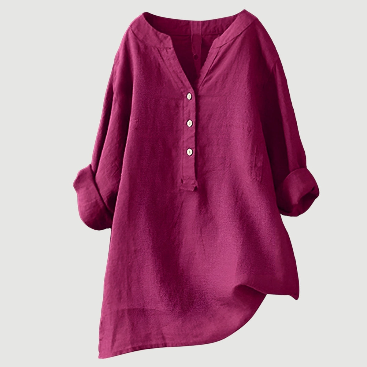 Lydia | Oversized tunic blouse with V-neck