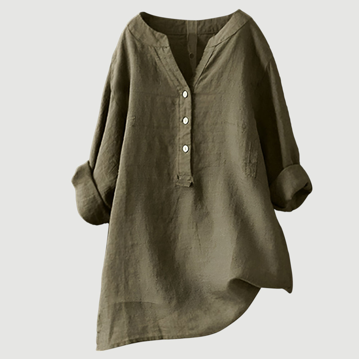 Lydia | Oversized tunic blouse with V-neck