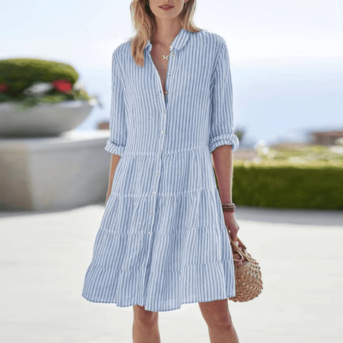 Evita | Fresh Striped Dress