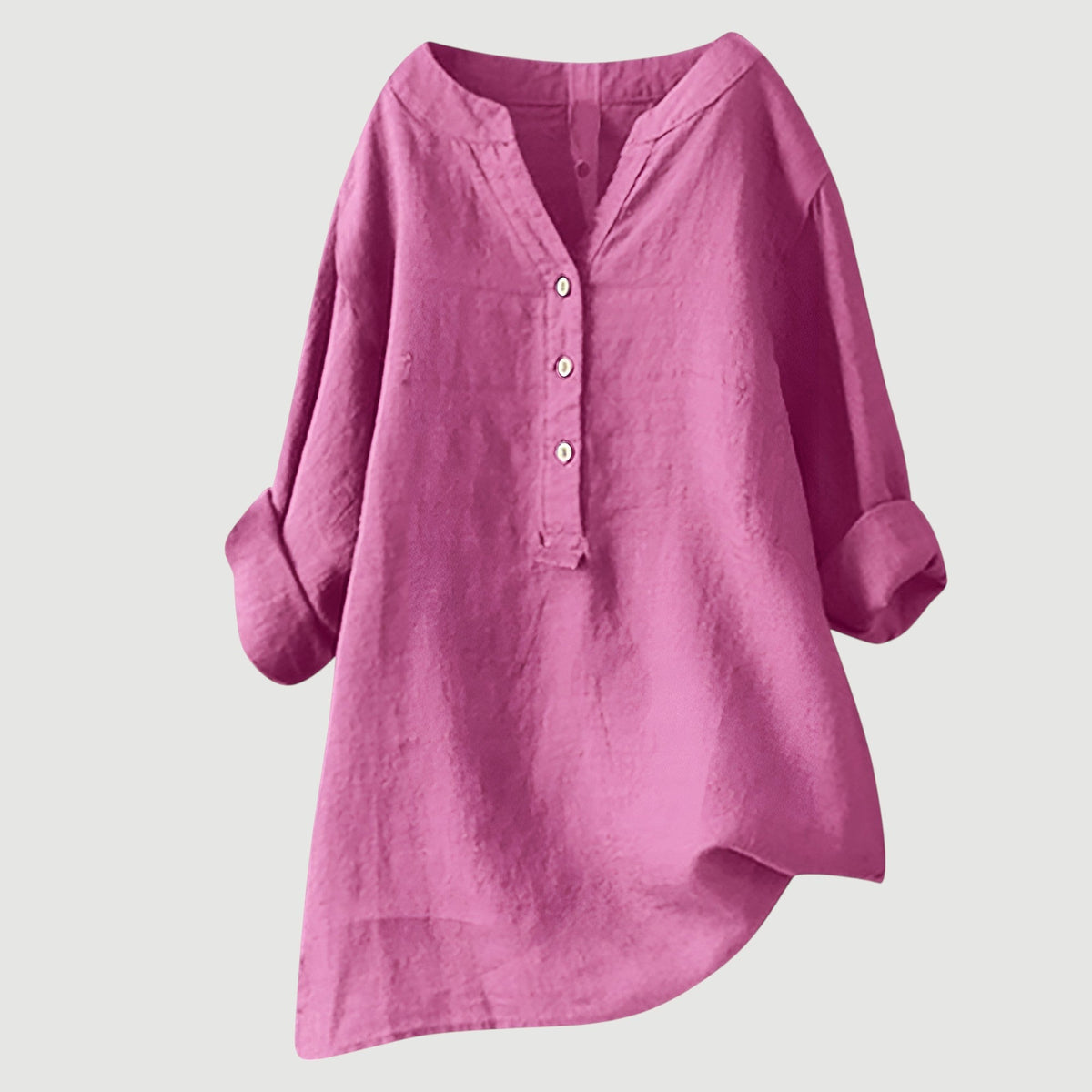 Lydia | Oversized tunic blouse with V-neck